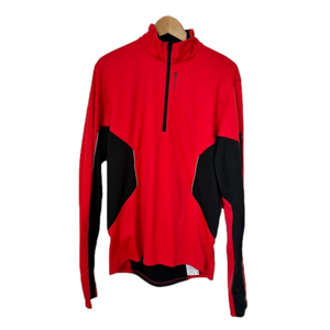 SUGOI Firewall 180 Zip in red and black. Size L